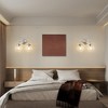 POWLIG Modern Vanity Light Fixture - Bathroom Mirror Lighting with Clear  Glass Globe Shades - 3 of 4