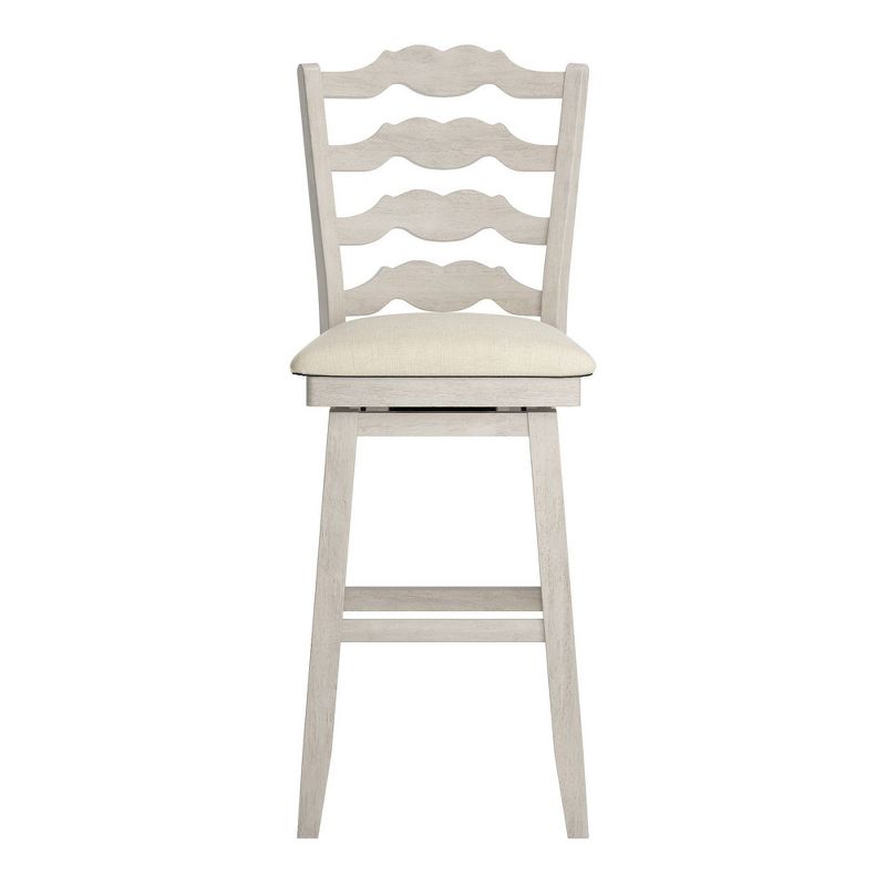 29" South Hill French Ladder Back Swivel Height Barstool - Inspire Q, 3 of 12
