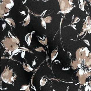 neutral sketch blossoms