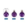 Unique Bargains Shatterproof Home Decorative Christmas Tree Hanging Ball Ornaments 24 Pcs - 2 of 4
