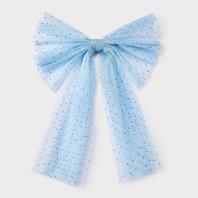Tulle Rhinestone Hair Bow - A New Day™