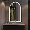Arched Frame LED Dimmable Anti-Fog Bathroom Vanity Mirror - 4 of 4