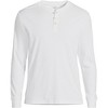 Lands' End Men's Knit Rib Pajama Henley - 3 of 4