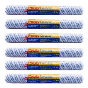 Genuine Purdy 6 Pack Colossus 18" x 1/2" Nap Roller Covers 144630183-6PK - 1 of 1