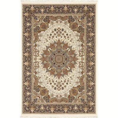 Oriental Weavers Masterpiece 1802W Ivory/ Multi Indoor Area Rug - 5'3" x 7'6"