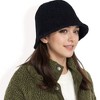 Anna-Kaci Women's High Pile Fleece Bucket Hat with Soft Textured Fabric and Modern Casual Design - 3 of 4