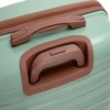 NAYSAYE Luggage 5 Piece Set with Travel Bag and Toiletry Bag TSA Lock Spinner Wheels for Travel, Green, 18.7"*11.22"*29.13" - 4 of 4