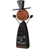 Primitives by Kathy Halloween Chunky Sitter Pumpkin Head - Trick or Treat - 3 of 3