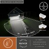 VAXCEL Lombard 4.75-in. 1 Light Black Motion Sensor Dusk to Dawn Outdoor Wall Lantern Clear Glass - 3 of 4