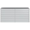 vidaXL Galvanized Steel Raised Garden Bed Planter Box - 63"x15.7"x30.3" - Weather-Resistant Silver Outdoor Planting Pot - 4 of 4