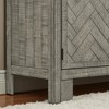 60" Pine Veneer Storage Cabinet Sideboard with Adjustable Shelves, 3-Door Buffet Table for Living Room, Entryway, or Study - 2 of 4