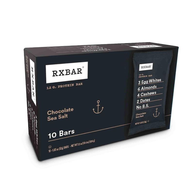 RXBAR Chocolate Sea Salt Protein Bars - 10ct, 1 of 7
