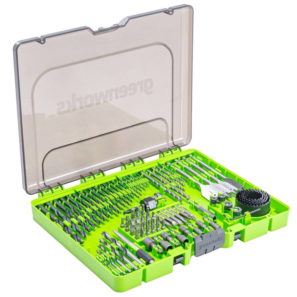 Photos - Multi Power Tool Greenworks 90pc Drilling and ImpactRated Driving Set 