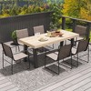 Costway 2/4 PCS Outdoor Dining Chairs Patio Furniture Chair with Breathable Seat & Backrest - 2 of 4