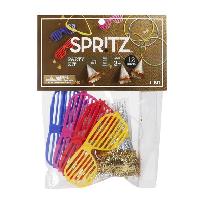 12ct New Year Pack of Wearable Party Accessories - Spritz™