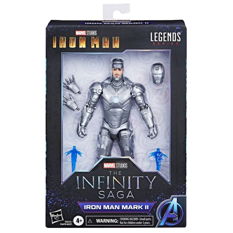 Marvel Legends The Infinity Saga Iron Man Mark II Action Figure, 3 of 10