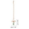 Unique Bargains Dried Flower Cross Water Cup Pendant Orange 1 Pc - 2 of 4