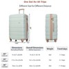 Wooakway Carry-on 3-Piece Hardshell Luggage Sets (20" 24" 28") with PC+ABS TSA-Approved Lock Spinner Wheels and Double Zippers - 3 of 4