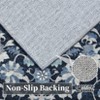 Area Rugs Floral Rug Non Slip Large Living Room Rug Washable Vintage Bohemian Soft Carpet for Bedroom Home Office - 3 of 4