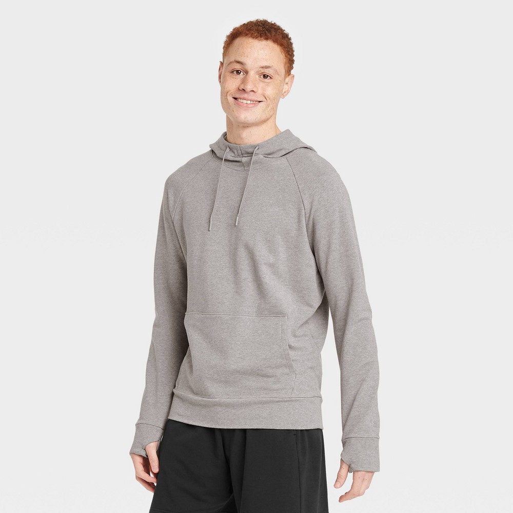 Size Small Men's Pullover Hoodie - All in Motion Heather Gray 