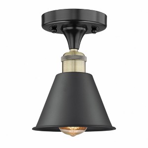 Smithfield - 1 Light Semi-Flush Mount In Industrial Style-8.25 Inches Tall and 6.5 Inches Wide - 1 of 1