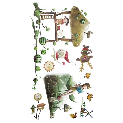 Slickblue Village Life Wall Decals – Bring Tranquil Village Scenes to Your Home 13x23.5 inch