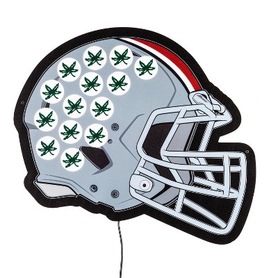 Evergreen Ultra-Thin Edgelight LED Wall Decor, Helmet, Ohio State University- 19.5 x 15 Inches Made In USA