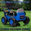 12V Kids Ride On Excavator Digger Car, Electric Vehicle with Remote Control Functional Digging Arm, 2x35W Motors, 10Ah Battery - 4 of 4
