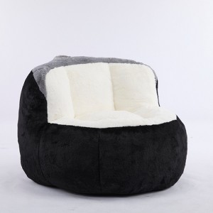 Dexmalle Oversized Faux Fur Bean Bag Chairs - 1 of 4