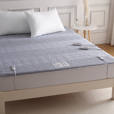 Coucheta Heated Mattress Pad with Dual Control, 5 Heat Settings & 10H Auto Off, Breathable Air Layer & Deep Pocket Design, Multiple Sizes & Colors