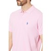 U.S. Polo Assn. Men's Classic Polo Shirt, Two-Button Closure Pique Polo Shirt, Summer Fashion Golf Shirt - 3 of 4