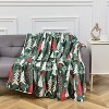 Comfort Ultra-Plush Flannel Blanket Christmas Plaid Christmas Tree. - 3 of 4