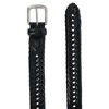 Aquarius Men's Tubular Leather Braided Belt - 2 of 4