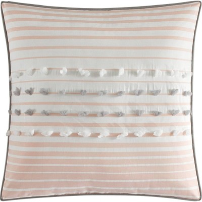 Clarion Pink Queen Microfiber 7-Piece Comforter Set
