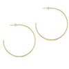 SHINE by Sterling Forever Sterling Silver Diamond-Cut 2.25" Hoop Earrings - 3 of 4
