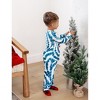 PATPAT Family Matching Christmas Pajamas, Tie Dye Pjs Sets with Snowman & Gingerbread, Includes Plaid Socks for Family - 4 of 4