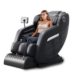 Zero Gravity Massage Chair with Heating, Foot Rollers & Full-Body Airbag ¨C PU Leather Recliner with 5 Massage Modes & LCD Remote - 1 of 4