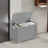 Storage Chest, 29.9 Inches Width Storage Bench, Entryway Bench with 2 Safety Hinges, Shoe Bench, Farmhouse Style, for Entryway, Bedroom, Living Room - 2 of 4