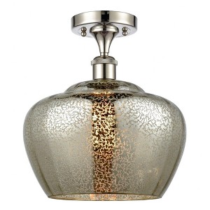 Fenton - 1 Light Semi-Flush Mount In Industrial Style-13 Inches Tall and 11 Inches Wide - 1 of 1
