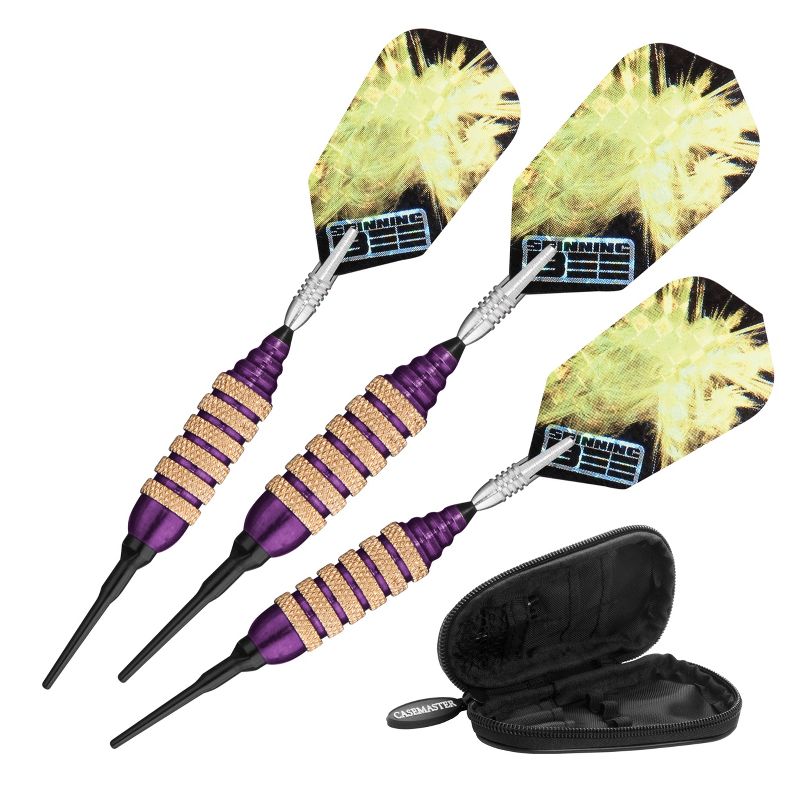 Viper Spinning Bee 16 Grams Soft Tip Darts - Purple, 1 of 11