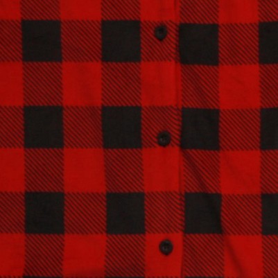 red - buffalo plaid
