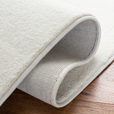 Ivory and Pink Unicorn Kids Rectangular Area Rug