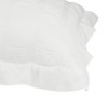 Unique Bargains Polyester Ruffles Pleated Envelope Closed Princess Pillow Shams 20" x 30" 2 Pcs - 2 of 4