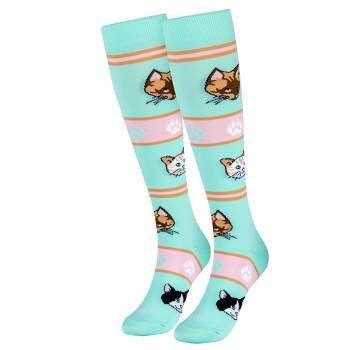 Cool Socks, Cats, Funny Novelty Socks, Medium