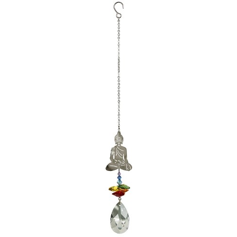 Woodstock Chimes Woodstock Rainbow Makers Collection, Crystal Fantasy, 4.5'' Buddha Crystal Suncatcher CFBD - image 1 of 3