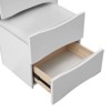 YIYIBYUS Vanity Desk with Plip Top Mirror, Compact Makeup Vanity with 3 Drawers - 4 of 4