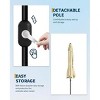 10FT Heavy Duty Patio Umbrella, 8-Rib Steel Frame with Easy Crank & Tilt, Waterproof Sunshade for Outdoor Table & Poolside - 4 of 4