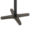 Elm Lane Modern Industrial Wood Round Standing Accent Table 15 1/4" Wide Natural Black Pole for Living Family Room Bedroom Bedside Entryway House Home - 4 of 4