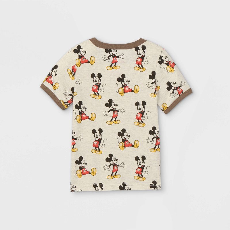 Toddler Boys' Mickey Mouse Short Sleeve Mickey Mouse Graphic T-Shirt - Gray, 2 of 9
