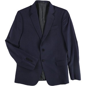 Armani Mens High Blue Box Two Button Blazer Jacket, Blue, 38 Short - 1 of 2
